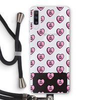 GIRL POWER: Samsung Galaxy A70 Transparant Hoesje met koord