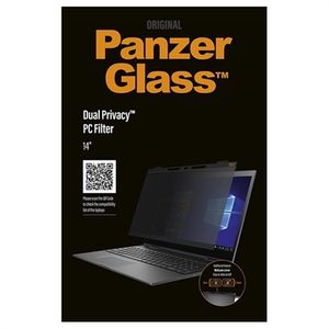 PanzerGlass 0504 schermfilter Randloze privacyfilter voor schermen 35,6 cm (14")