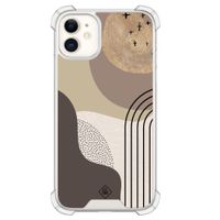 iPhone 11 shockproof hoesje - Abstract almond shapes