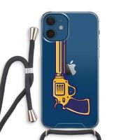 Pew Pew Pew: iPhone 12 mini Transparant Hoesje met koord