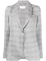 Fabiana Filippi blazer à carreaux - Gris