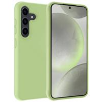 Basey Samsung Galaxy S24 Plus Hoesje Siliconen Hoes Case Cover - Groen - thumbnail