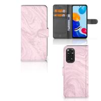 Xiaomi Redmi Note 11/11S | Bookcase | Marble Pink - Origineel Cadeau Vriendin