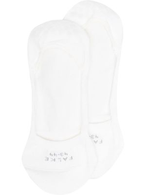 Falke chaussettes à logo imprimé - Blanc