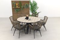 Jasmine/GI Edison ronde tuinset - Ø148 cm. Jasmine/GI Edison ronde tuinset - Ø148 cm.