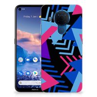 Nokia 5.4 TPU Hoesje Funky Triangle - thumbnail