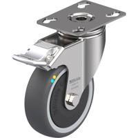 Blickle LKPXA-PATH 101KFD-FI-ELS Zwenkwiel met rem Wieldiameter: 100 mm Draagvermogen (max.): 120 kg 1 stuk(s)