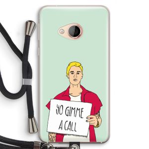 Gimme a call: HTC U Play Transparant Hoesje met koord