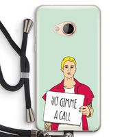 Gimme a call: HTC U Play Transparant Hoesje met koord