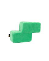 ItemLab Stackable Plush Collectible Block Z green Decoratief kussen