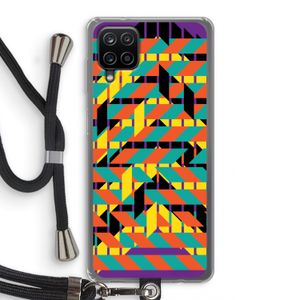 Skew Bee 2: Samsung Galaxy A12 Transparant Hoesje met koord