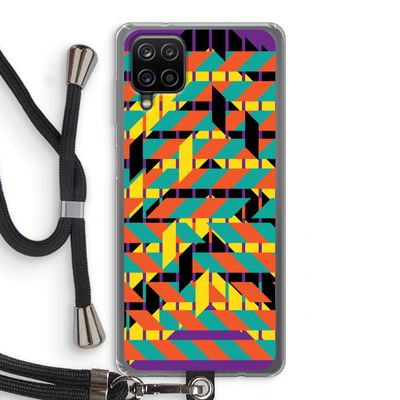 Skew Bee 2: Samsung Galaxy A12 Transparant Hoesje met koord