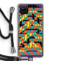 Skew Bee 2: Samsung Galaxy A12 Transparant Hoesje met koord