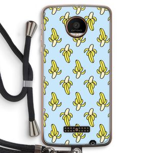 Bananas: Motorola Moto Z Force Transparant Hoesje met koord