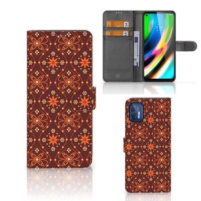 Motorola Moto G9 Plus | Telefoon Hoesje | Batik Brown