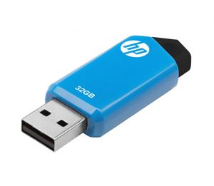 HP v150w USB-stick 32 GB Zwart, Blauw HPFD150W-32 USB-A 2.0