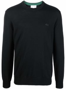 Lacoste sweat à logo brodé - Noir