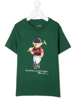 POLO RALPH LAUREN KIDS t-shirt à imprimé ourson - Vert