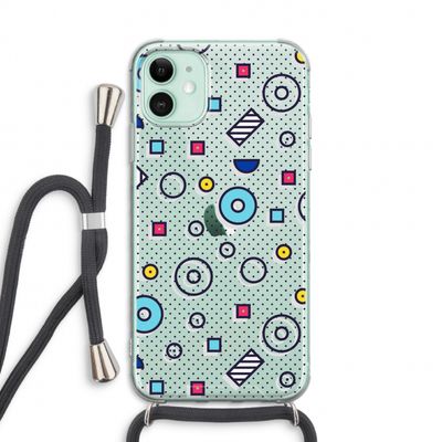 8-bit N°9: iPhone 11 Transparant Hoesje met koord