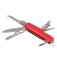 Zakmes 13 functies rood 9 cm Zakmes 13 functies rood 9 cm