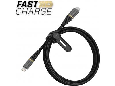 OtterBox OtterBox Nylon Braided Charge/Sync Cable USB-C to Apple Lightning 1m Black