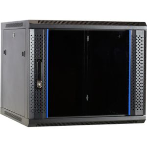 DSI 9U wandkast met glazen deur - DS6609 server rack 600 x 600 x 500mm