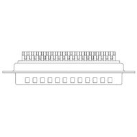 Molex 1731130066 D-sub connector Aantal polen: 78 Soldeerkelk 1 stuk(s) - thumbnail