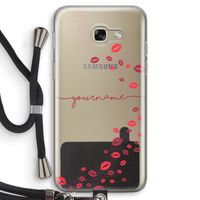 Kusjes: Samsung Galaxy A5 (2017) Transparant Hoesje met koord