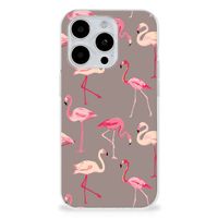 iPhone 15 Pro TPU Hoesje Flamingo - thumbnail