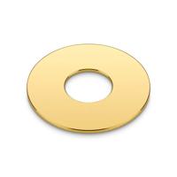 Schaller Toggle Switch Plate Metaal Verguld 15200500