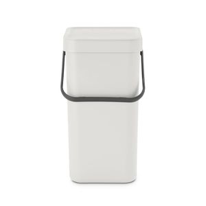 Brabantia Sort & Go afvalemmer 12 liter - Light Grey