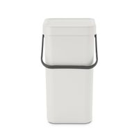 Brabantia Sort & Go afvalemmer 12 liter - Light Grey - thumbnail