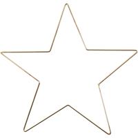 Creativ Company Ster, d 30 cm, dikte 3 mm, goud, 1 stuk