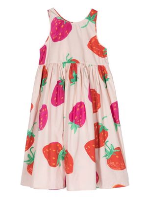 Molo robe Clover à imprimé fraise - Rouge