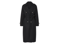 esmara Dames trenchcoat (Zwart, XS (32/34))