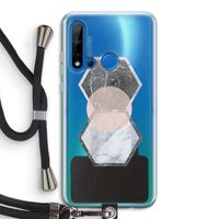 Creatieve toets: Huawei P20 Lite (2019) Transparant Hoesje met koord