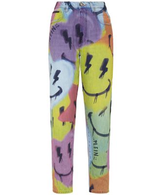Philipp Plein jean Smile à coupe droite - Jaune