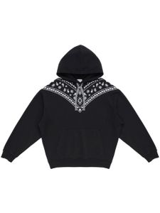 Marcelo Burlon County of Milan hoodie à motif bandana brodé - Noir