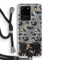 Zeemeermin: Samsung Galaxy S20 Ultra Transparant Hoesje met koord