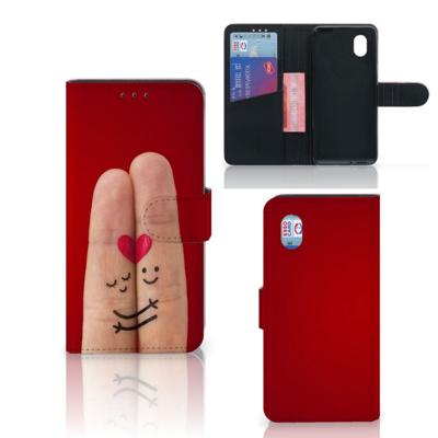 Alcatel 1B (2020) | Wallet Case | met Pasjes | Liefde - Origineel Romantisch Cadeau