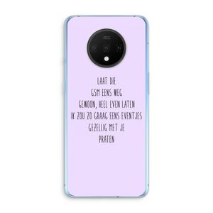 GSM: OnePlus 7T Transparant Hoesje