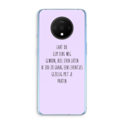 GSM: OnePlus 7T Transparant Hoesje