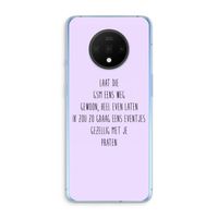 GSM: OnePlus 7T Transparant Hoesje