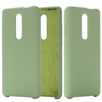 Effen kleur Liquid silicone dropproof beschermende case voor Xiaomi Redmi K20/K20 Pro/mi 9T/mi 9T Pro (groen)