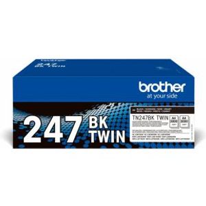 Brother TN-247BKTWIN tonercartridge 2 stuk(s) Origineel Zwart
