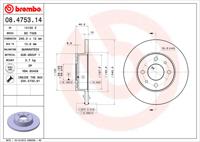 Brembo Remschijven 08.4753.14