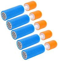 Waterpistool van foam 15 cm - 5x stuks - waterspuiten kleine model - spuit 7 meter ver