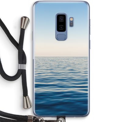 Water horizon: Samsung Galaxy S9 Plus Transparant Hoesje met koord