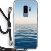 Water horizon: Samsung Galaxy S9 Plus Transparant Hoesje met koord