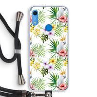 Gele kuif: Huawei Y6s Transparant Hoesje met koord
